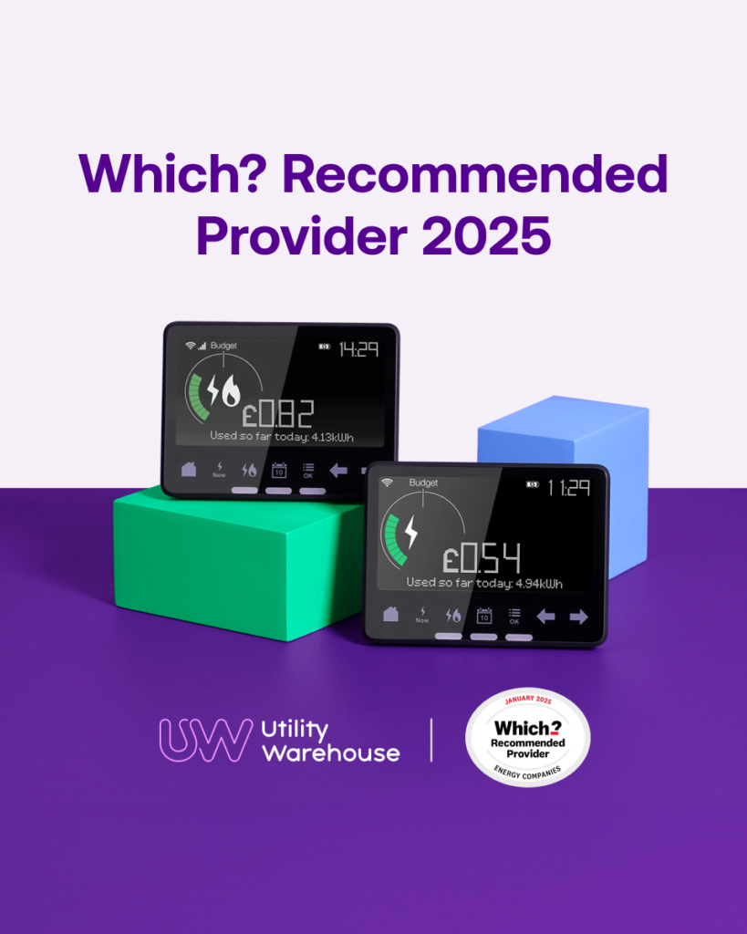 UW Which? Recommended Provider for Energy Companies Jan 2025